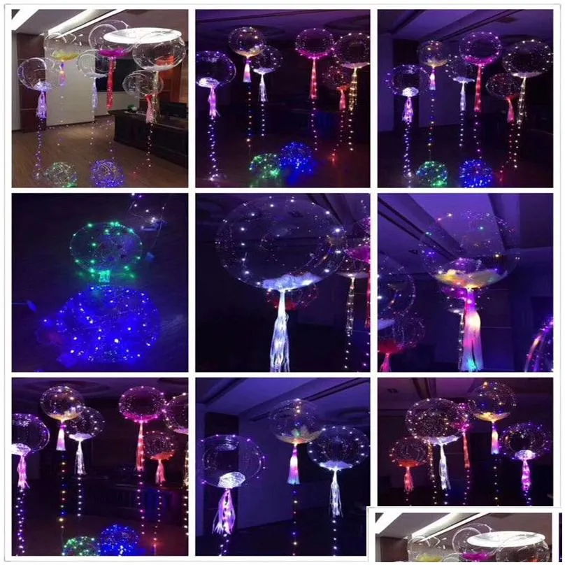 Led Poms, Cheer Items Romantic Led Light Balloon For Wedding Celebration Party Bar Decoration Up Flashing Lighting Balloons Drop Deliv Dhw9N