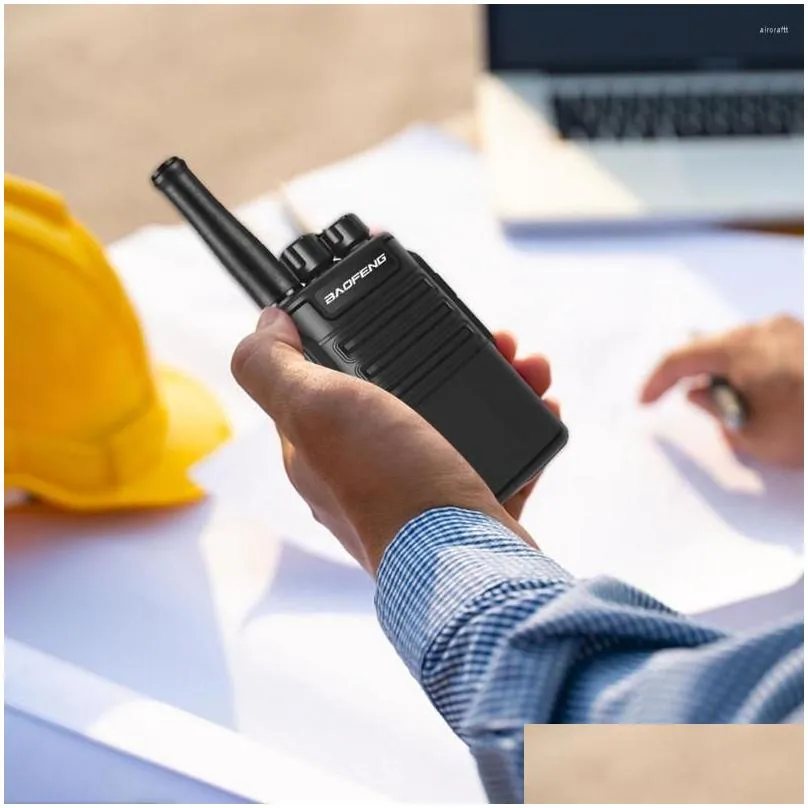 Walkie Talkie Professional Waterproof Talkies Ham Radio Stations Amateur Vhf Uhf Dual Band 5W 5800Mah High Capacity Hf Transceiver Dr Dhxpf