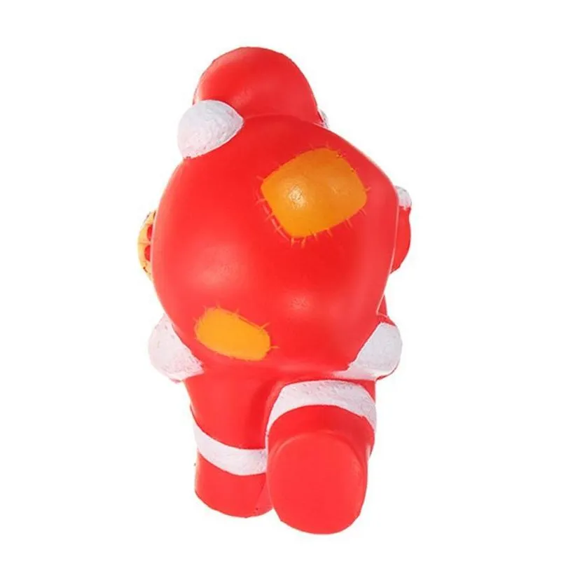 Decompression Toy Jumbo Kawaii Squishy Slow Rising Christmas Father Santa Claus Phone Strap Soft Sweet Bread Cake Scented Kids Toys Dr Dhl7C