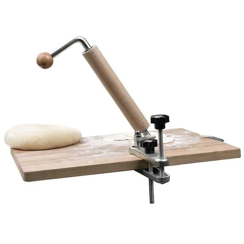 Rolling Pins & Pastry Boards Dumplings Rolling Pin Kitichen Cooking Baking Fondant Paste Pizza Tool Cake Dough Roller Dumpling Skin Ma Dhg8T