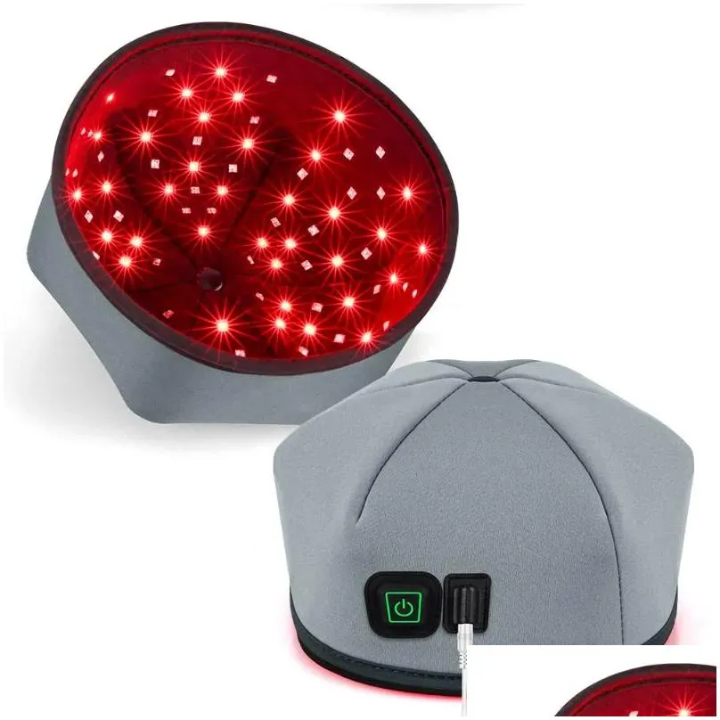 Electric Massagers Electric Masrs Red Light Therapy Devices Led Hair Growth Hat Care Relieve Head Pain Regrowth Treatment Hineelectri Dhpwc