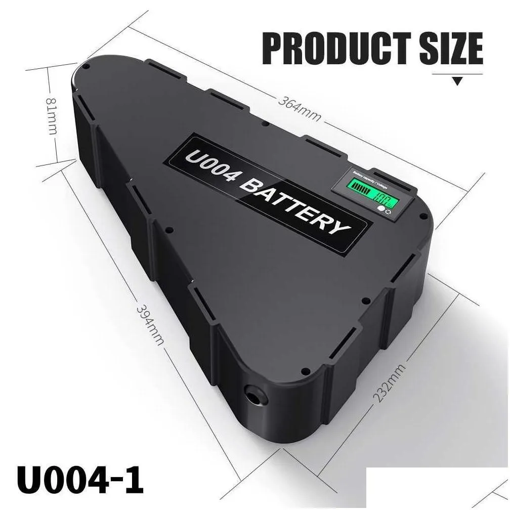 Batteries 21700 Ebike Battery Triangle 36V 48V 20Ah 52V 24Ah 28.8Ah For Electric Bicycle 500W 750W 1000W 1500W 1800W Motor Kit Drop De Dhah4