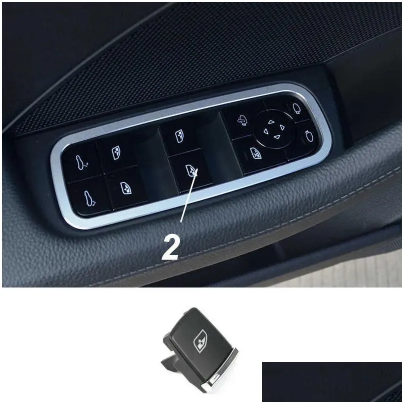 Other Auto Parts New For Cayenne 2011- Panamera 2010- An 2014- Window Lifter Control Switch Button Key Cap Accessories Drop Delivery A Dhpyk