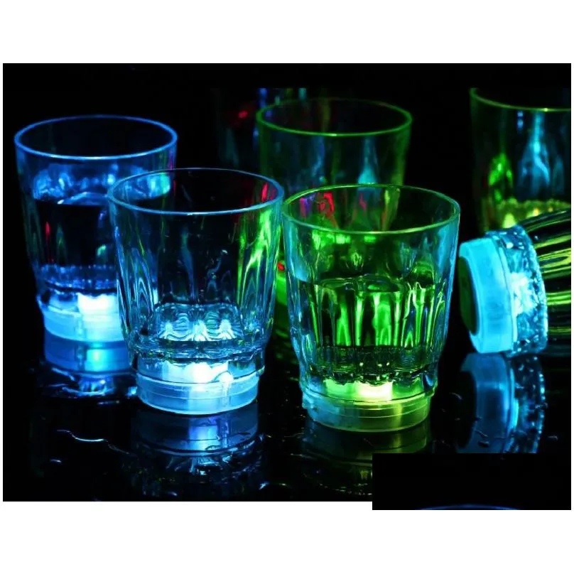 Led Toys Wine Glasses Led Toys Flashing Glowing Cup Water Activated Light-Up Beer Mug Luminous Party Bar Drink Christmas Decoration Dr Dhse4