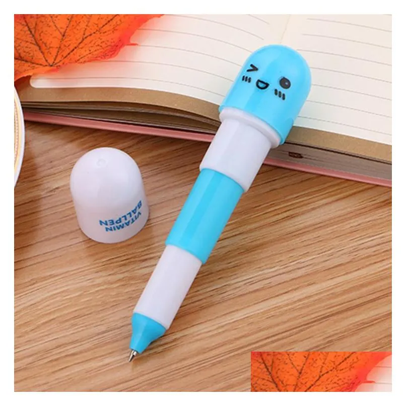 Gift Ballpoint Pens Capse Pens Cute Stationery Novelty Gel Pen Cartoon Kawaii Student School Supplies Gift 0034 Drop Delivery Toys Gif Dhms0