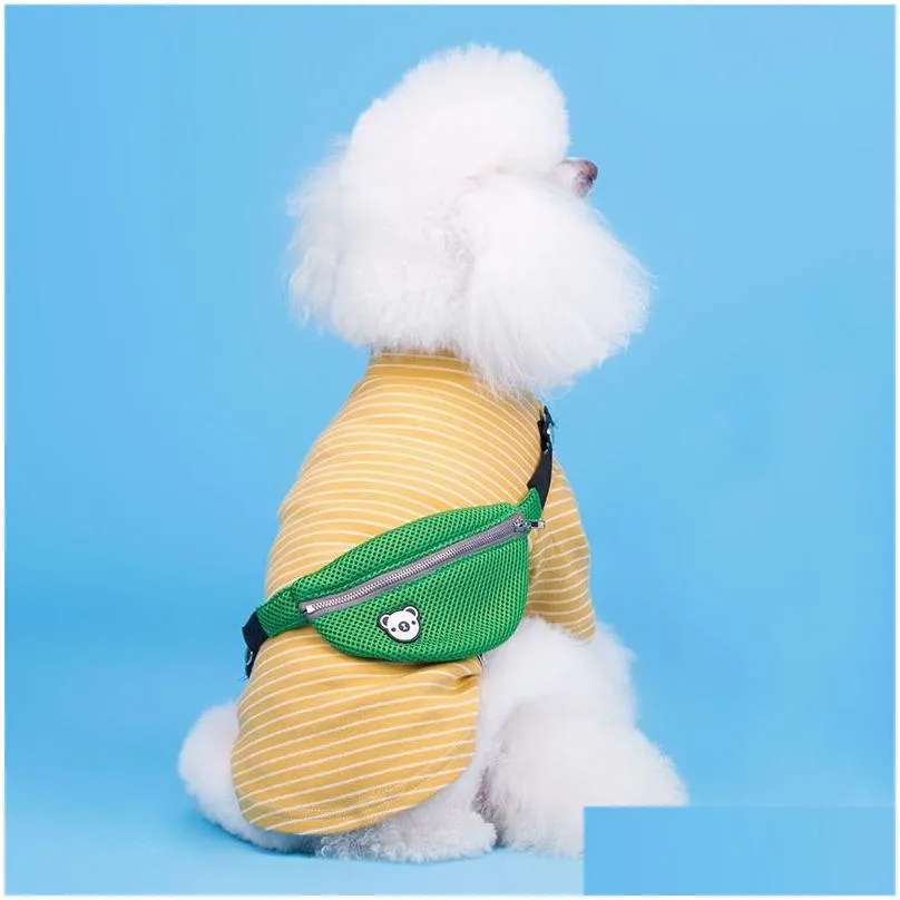 Dog Apparel Fashion Pet Dog Clothing For Dogs Shirt Striped Clothes Puppy Outfits Tshirt French Bldog Ropa Drop Delivery Home Garden P Dhitb