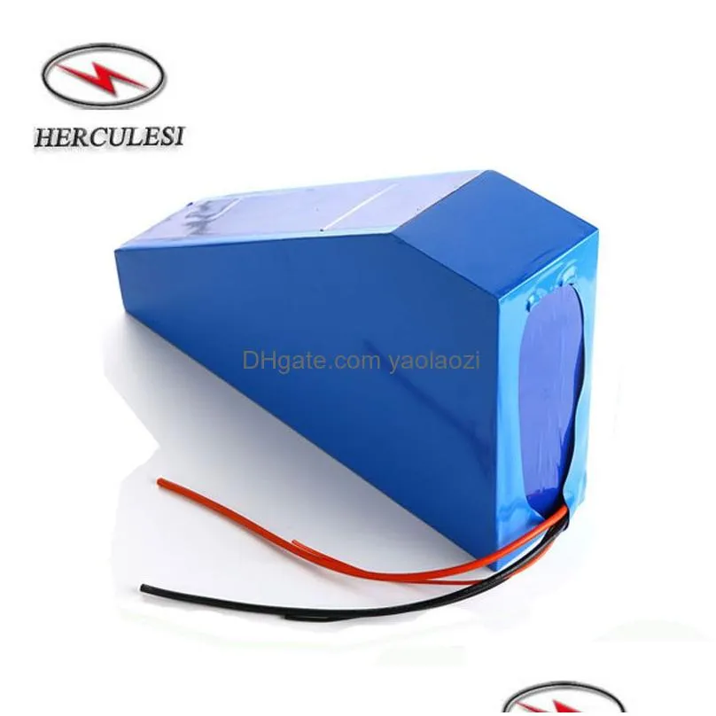 rechargeable 52v 20ah / 25ah / 30ah lithium ion battery pack 52 volt triangle ebike battery