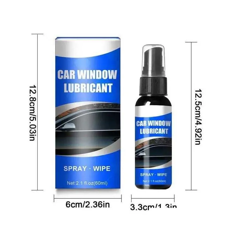 Other Interior Accessories New Car Lubricant Window Door Rubber Strip Softening Spray Anti-Rust Eliminates Noise Maintenance Agent 60M Dh2Gs