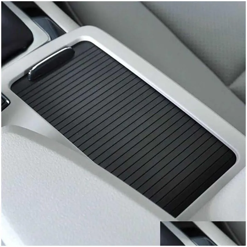 Car Sunshade New Car Storage Box Trim Er Centre Console Roller Blind For Benz C-Calss W204 S204 E-Class W212 W207 A20468076079051 Drop Dhg2F