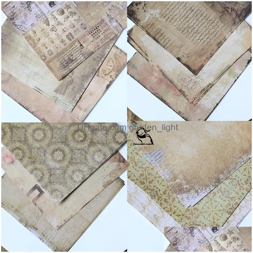 gift wrap junk journal vintage material paper diy scrapbooking base collage packaging po props decoration papergift