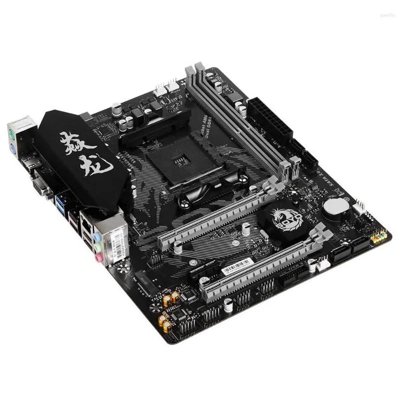 Motherboards Soyo B550M Motherboard Kit And Processor Memory Ryzen 5 5600 Cpu Rgb Lighting Ram Ddr4 16Gbx2 3200Mhz For Desktop Drop D Dh8Ix