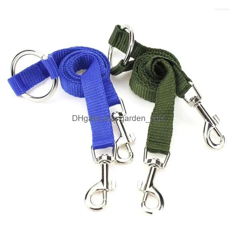 dog collars for two dogs small medium large pet traction rope double leash lead stuff supplies