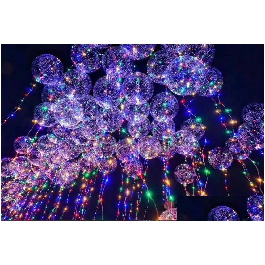 Led Poms, Cheer Items Romantic Led Light Balloon For Wedding Celebration Party Bar Decoration Up Flashing Lighting Balloons Drop Deliv Dhw9N