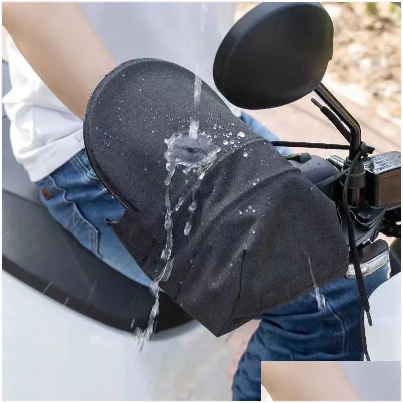 Other Interior Accessories Wholesale Summer Breathable Motorcycle Mesh Gloves Handle Bar Hand Er Muffs For Scooter E-Bike Handlebar Dr Dhbzw