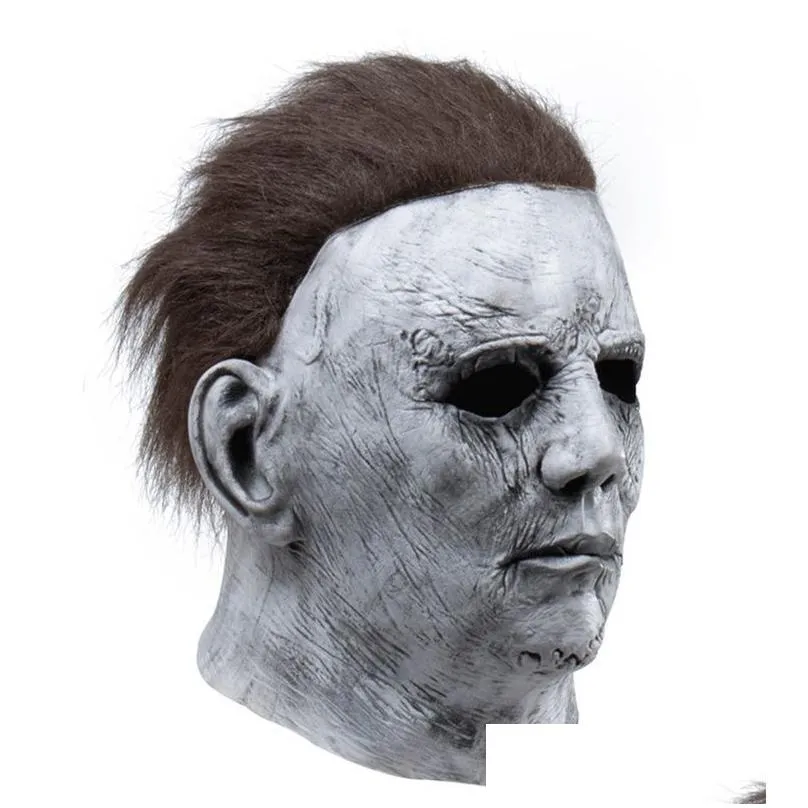 Party Masks Gift Supplies Cosplay Latex Michael Myers Halloween Props Funny 220826 Drop Delivery Dh6Rf