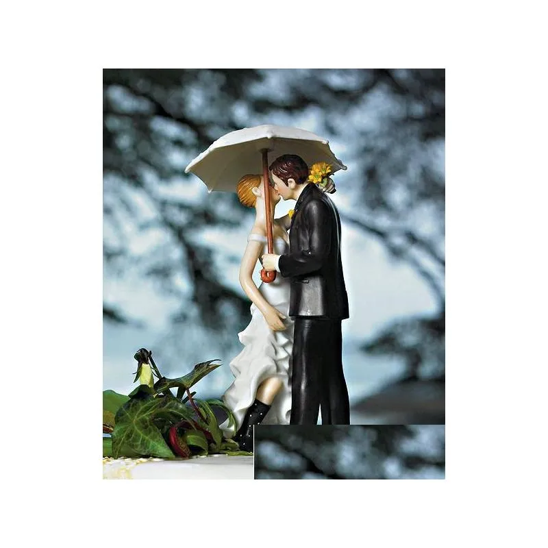 Other Event & Party Supplies Other Event Party Supplies Wedding Romantic Bride And Groom Toppers Couple Figurine Marriage Funny Cake D Dh4J7