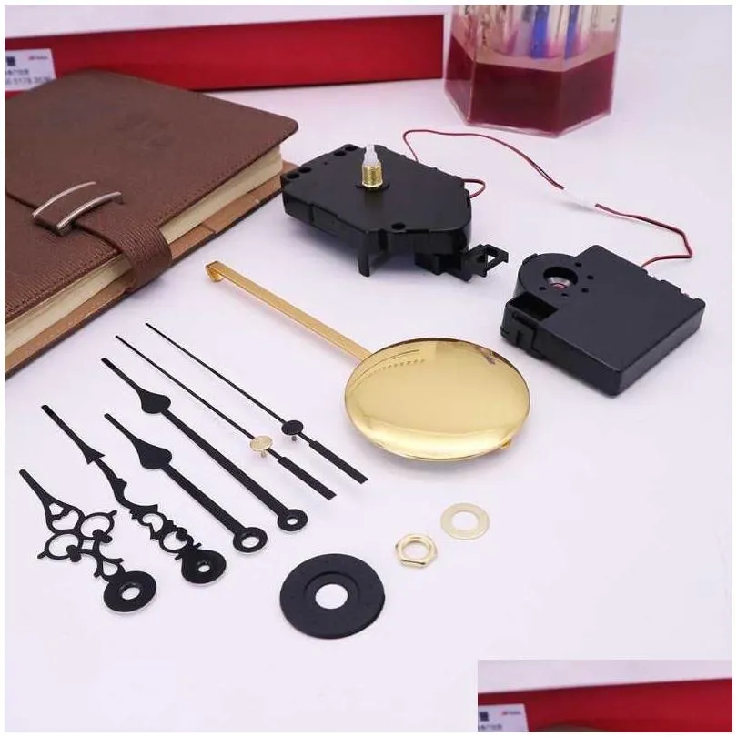 Wall Clocks Diy Quartz Pendum Trigger Silent Clock Movement Mechanism With 16 Music Box Chime Wall Parts 210930 Drop Delivery Home Gar Dhvir