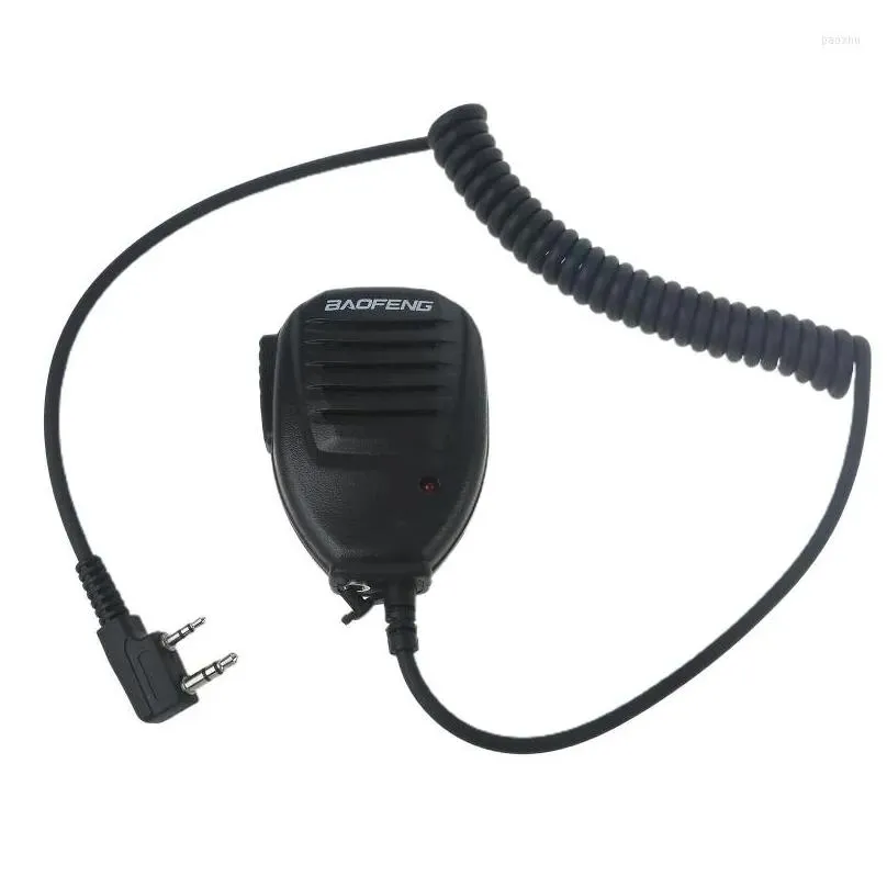 Walkie Talkie Speaker Mic Microphone For Baofeng Uv-5R Bf-888S Bf-668 Uv-6 V85 Two Way Radios Drop Delivery Dhn9H