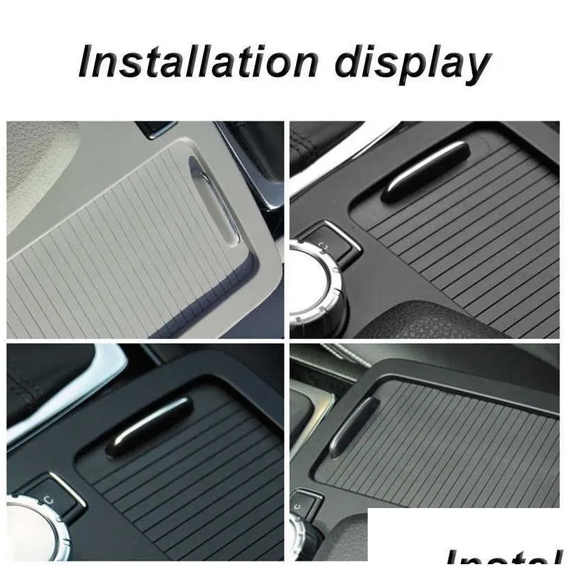 Car Sunshade New Car Storage Box Trim Er Centre Console Roller Blind For Benz C-Calss W204 S204 E-Class W212 W207 A20468076079051 Drop Dhg2F