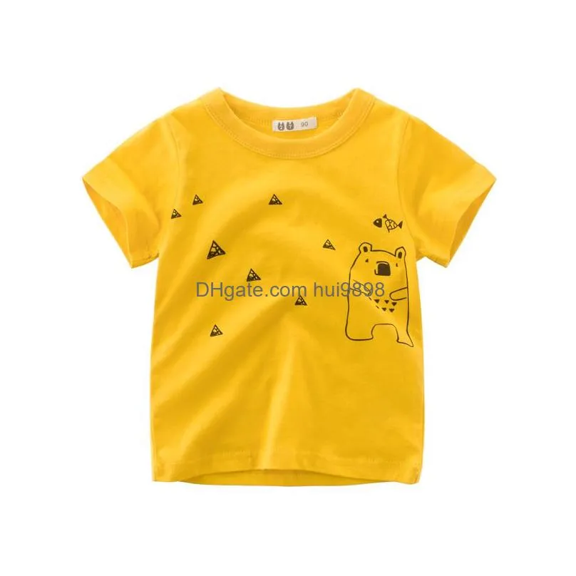 29 years kids boys clothes 100 cotton short sleeve tshirts animals cartoon children kids summer tops clothing