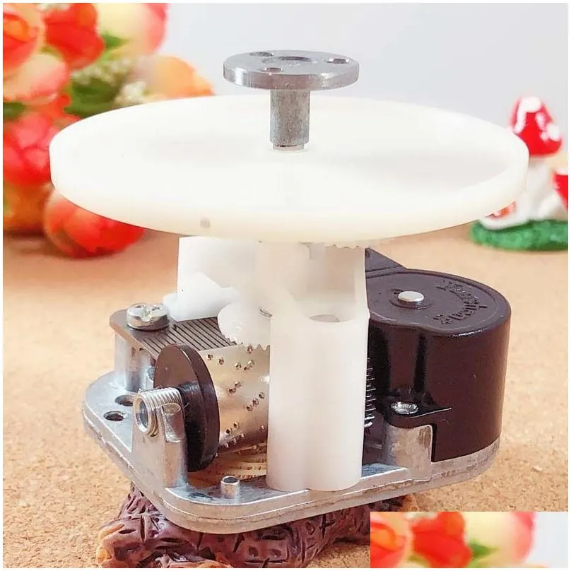 Novelty Items Diy Music Box Mechanism With Rotating Shaft And Plate In Contrary Direction Christmas Gifts Unusual 230707 Drop Deliver Dha9P