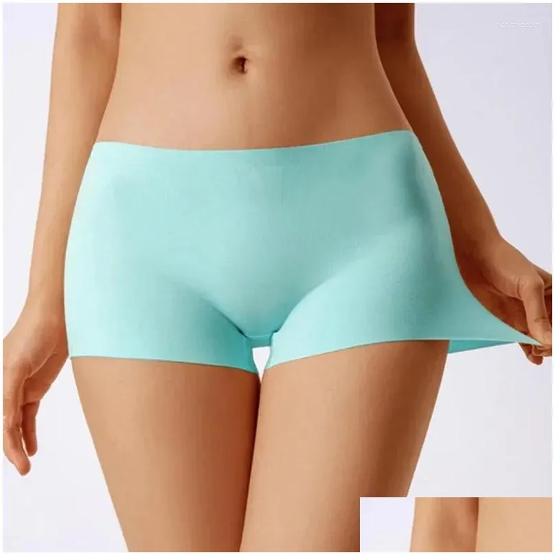 Women`S Panties Womens Panties Women Underwear Cotton Y Solid Lady Comfortable Boxers Breathable Shorts Intimates Mid Waist Briefs Dr Dhumq
