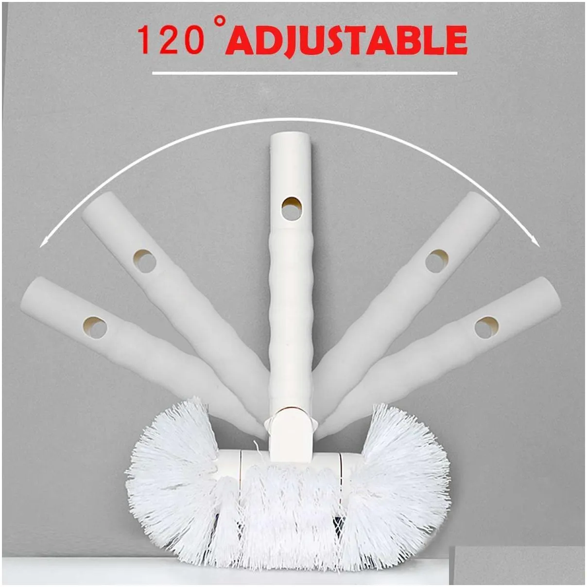 Cleaning Brushes Telescopic Clean Cleaning Brush Tiles Corner Floor Bathroom Long Handle Mop Household Tools 210329 Drop Delivery Home Dhvyz