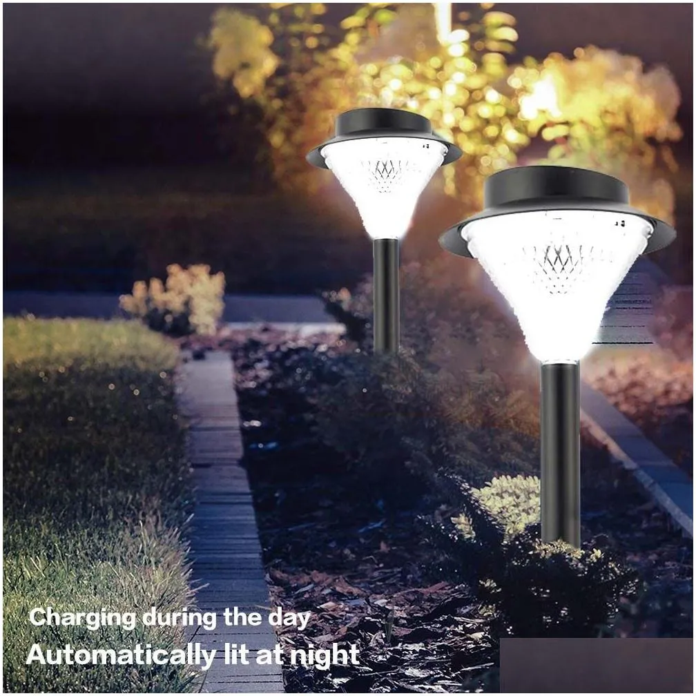 Other Led Lighting Brelong 48Leds Outdoor Solar Ground Light Ip65 Waterproof Lawn White / Warm 1 Pc Drop Delivery Lights Lighting Holi Dhxyp
