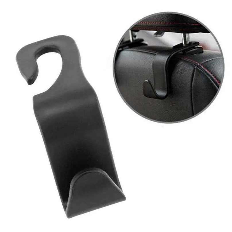 Other Interior Accessories New 2023 Car Organizer Storage Holder Seat Back Hook Vehicle Hanger Clips Interior Ornaments For Shop Bag A Dheng