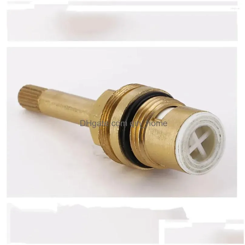 kitchen faucets quick opening brass tap valve home hardware accessories copper high ceramic screws 3105b 82mm long 1/2