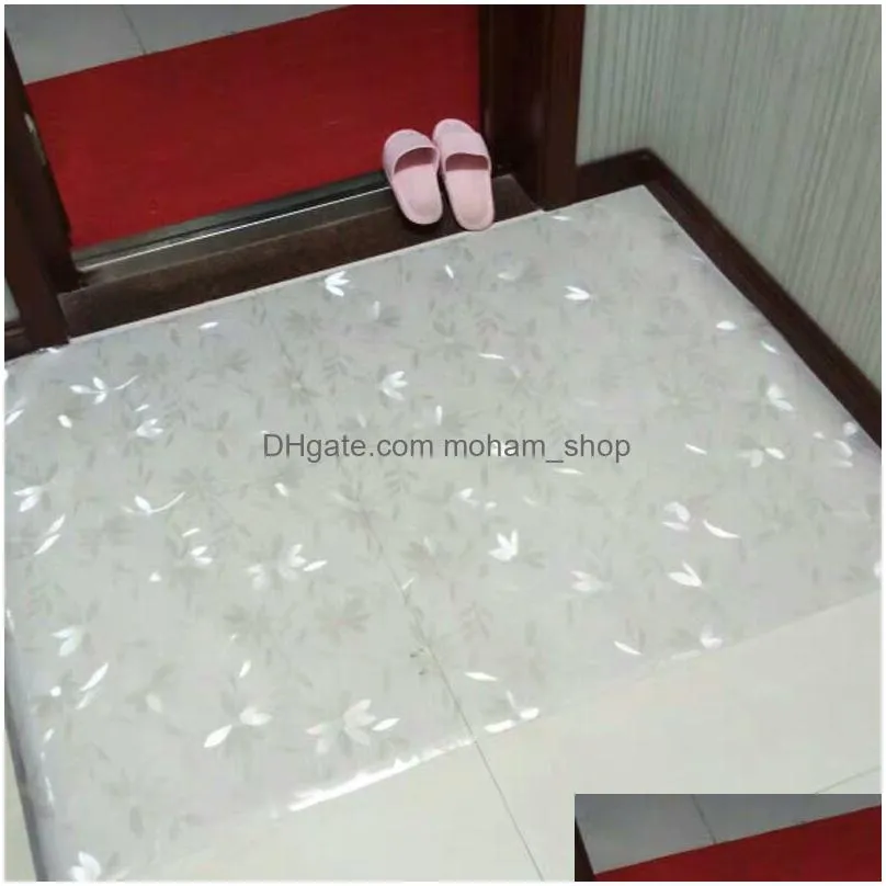 pvc table carpet transparent waterproof floor mat office chair coffee table scratchproof soft glass carpet table cover pvc 1.0mm