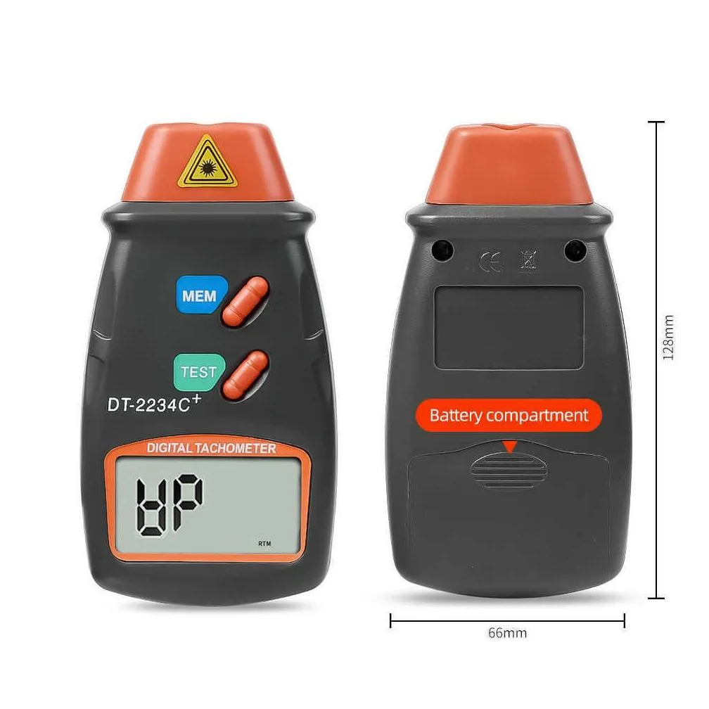 Other Auto Parts New Digital Laser Po Tachometer Non Contact Rpm Tach Speed Gauge Engine Use For Measurethe Of Lathe Motors And Hine D Dh4Nj