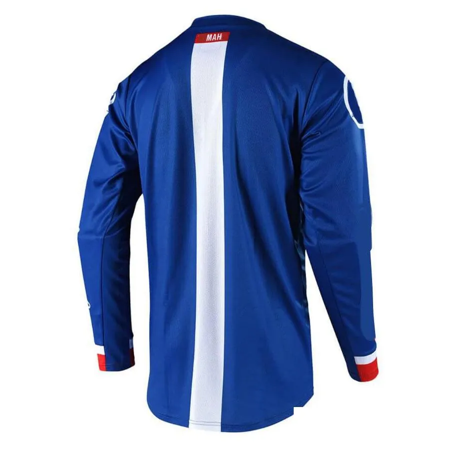 Motorcycle Apparel Motorcycle Downhill Jersey Motocross Racing Suit Long Sleeves Polyester Quick-Drying T-Shirt The Same Style Is Cust Dhb15