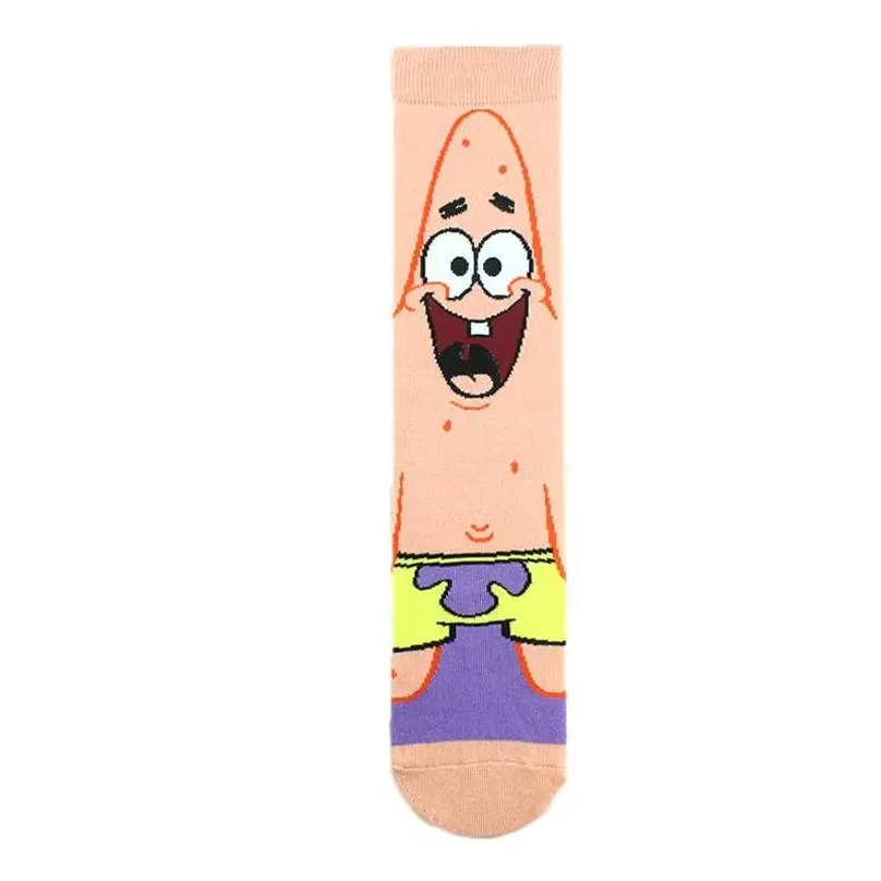 Men`S Socks Mens Socks Men Women Cotton Funny Colorf Cartoon Character Happy Pattern Creative Calcetines Hombre Divertido Skarpetki S Dhzj9