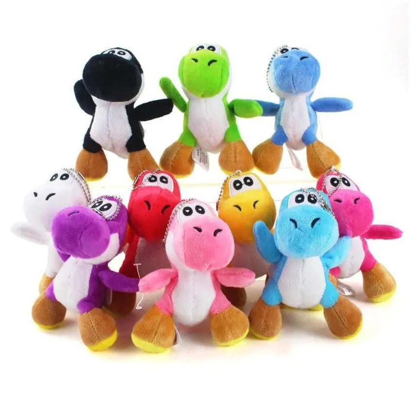 Stuffed & Plush Animals 10Pcs Lot Yoshi P Stuffed Toy Kids Boy Girl Christmas Gifts 10Cm275U174G Drop Delivery Toys Gifts Stuffed Anim Dhdau