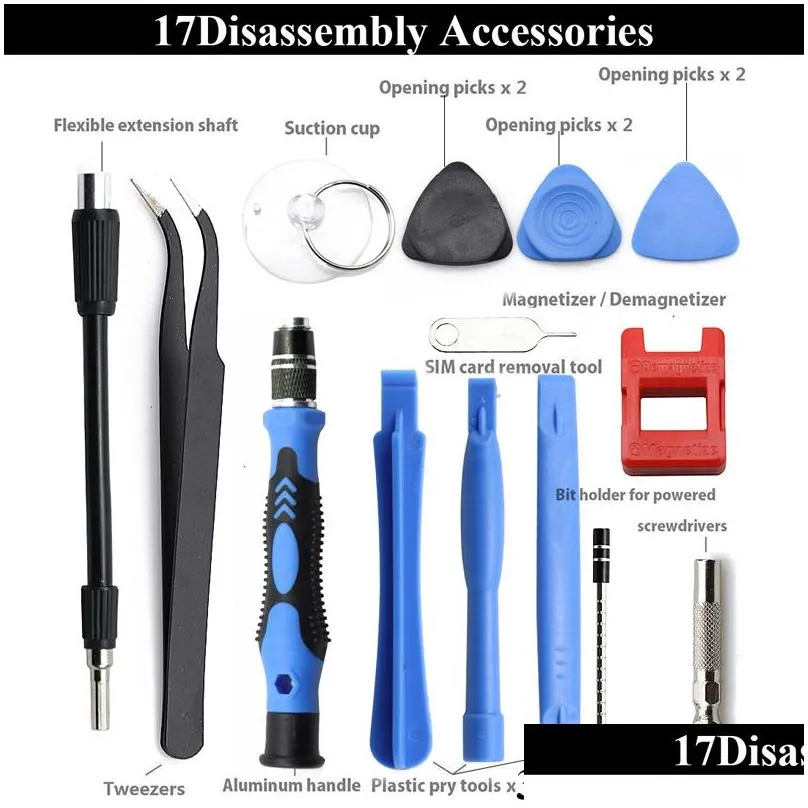 Other Vehicle Tools 115/25 In 1 Screwdriver Set Mini Precision Screw Driver Mti Computer Pc Mobile Phone Device Repair Insated Hand Ho Dhcaj