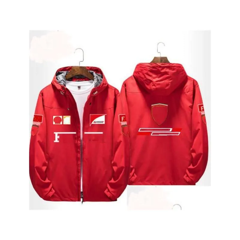 Motorcycle Apparel Autumn And Winter F1 Racing Jersey Team Sports Jacket Drop Delivery Automobiles Motorcycles Motorcycle Accessories Dh3S6