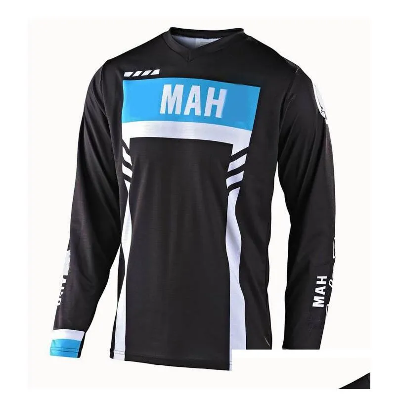 Motorcycle Apparel Motorcycle Downhill Jersey Motocross Racing Suit Long Sleeves Polyester Quick-Drying T-Shirt The Same Style Is Cust Dhb15