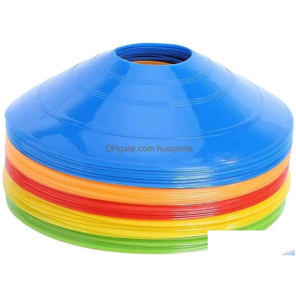0pcs disc cones soccer training cones agility soccer cones sports disc cones holder outdoor games supplies for training soccer