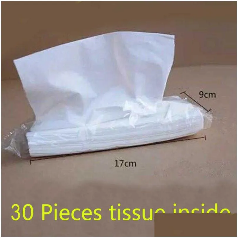 Other Interior Accessories New 4 Pack Car Tissue With 30 Pieces In Side Per For Box Paper Refill Vehicle Home Bathroom U Drop Delivery Dhrun