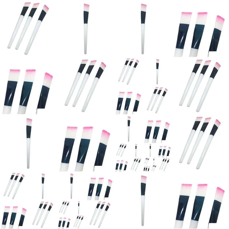 Makeup Brushes Wholesale-Fashion 1Pcs 14Cm Facial Mask Brushes Professional Cosmetic Make Up Brush Set Soft Girl Brushe For Lady Drop Dhvx3