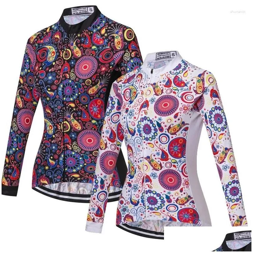 racing jackets women cycling jersey long sleeve 2024 bicycle shirt mtb bike wear clothing ropa ciclismo female maillot sportswear top