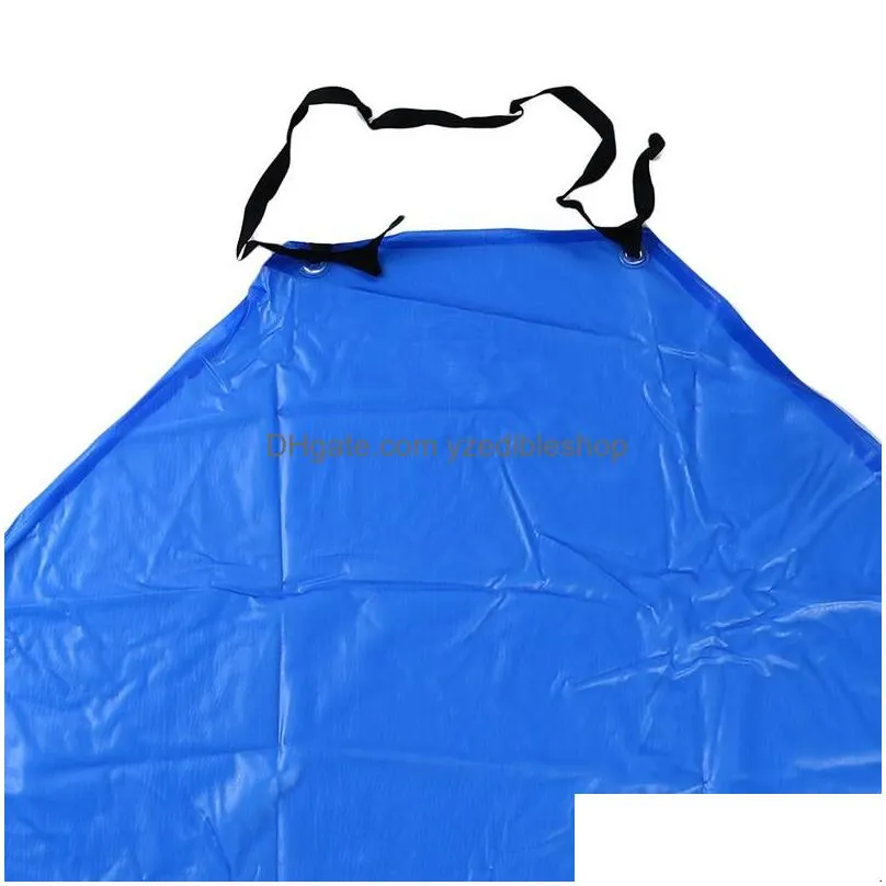 pvc transparent waterproof apron clear oil resistance apron kitchen cooking unisex back tie household aprons7541787