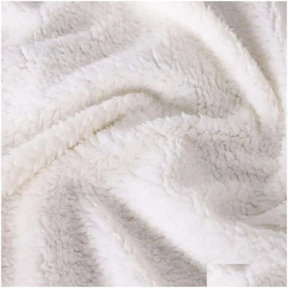 Blanket Dollar Sherpa Fleece Digital Printing Fluffy Money P Throw Cool Funny Soft Bedspreads Dropship 201 Drop Delivery Home Garden H Dhzyj