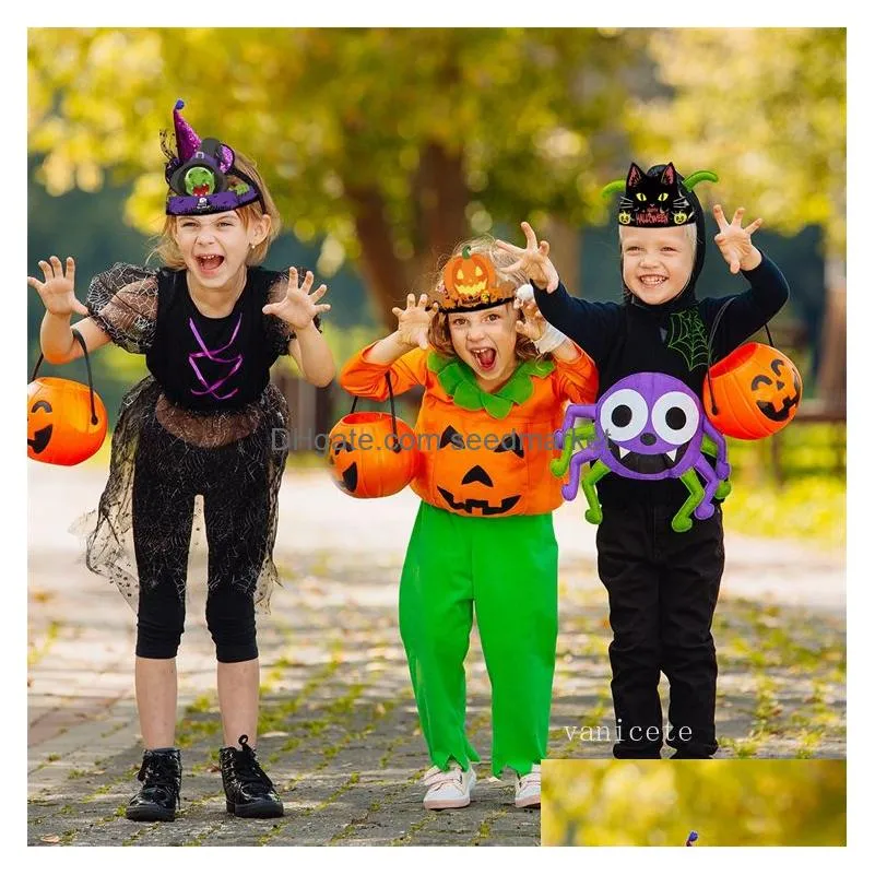 halloween decoration headband paper hat halloween children party decoration props lt549