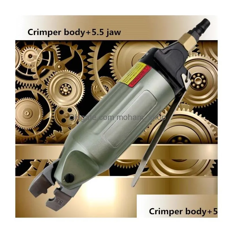 pneumatic crimper power tools air nipper cable pliers cold press crimping tool naked insulated terminal pincer 125255581010120