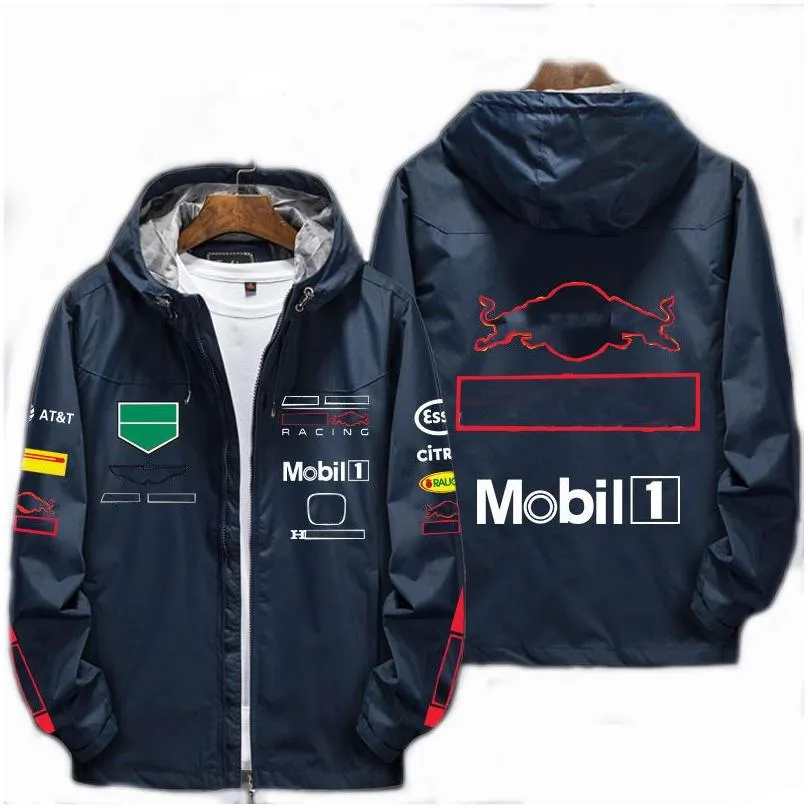 Motorcycle Apparel F1 Team Workwear Autumn And Winter New Racing Jacket Cotton Drop Delivery Automobiles Motorcycles Motorcycle Access Dhned
