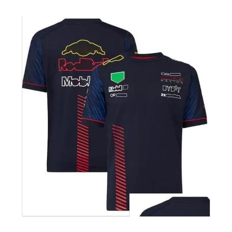 Motorcycle Apparel F1 Racing Short Sleeve Jersey Men And Women New Team T-Shirt Same Style Customised Drop Delivery Automobiles Motorc Dhw8L