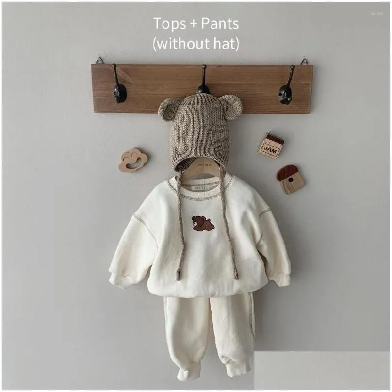 Clothing Sets Toddler Baby For Infant Boys Clothes Set Balloon Sweatshirt Pants 2Pcs Outfit Kids Costume 2022 Spring Drop Delivery Dhzzp