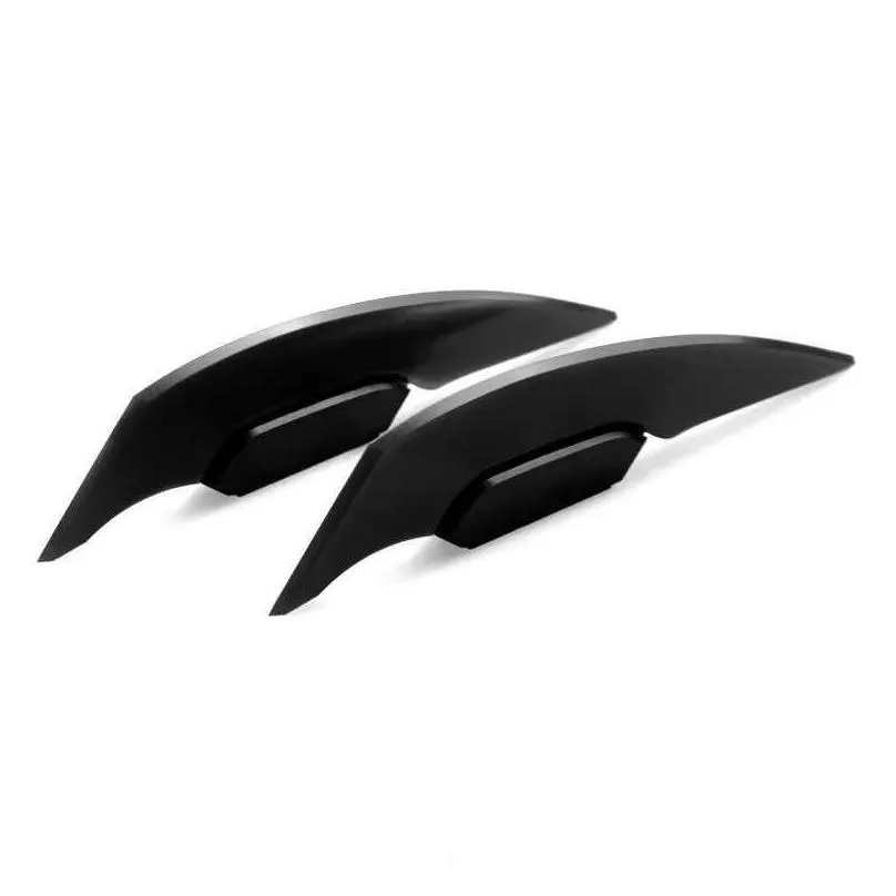 Other Motorcycle Parts New 2Pcs For Motorbike Scooter Motorcycle Winglet Aerodynamic Spoiler Wing Side Sticker Dynamic Accessories Dro Dhhyc